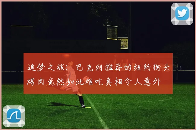 追梦之旅：巴克利推荐的纽约街头烤肉竟然如此难吃真相令人意外
