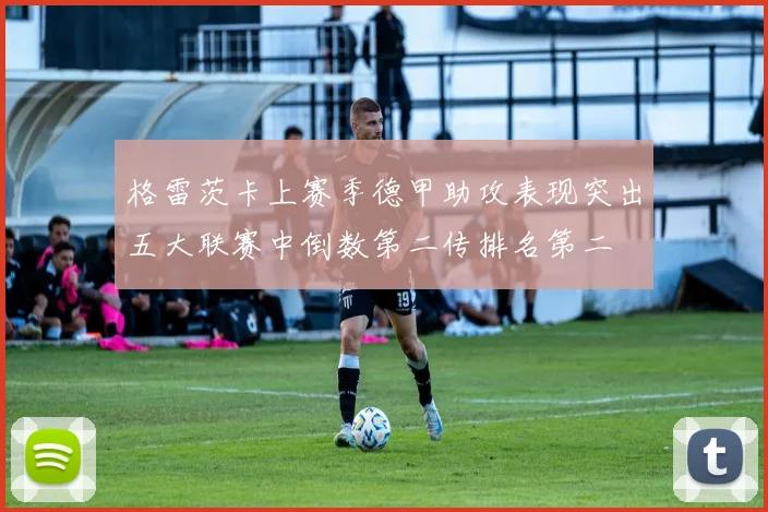 格雷茨卡上赛季德甲助攻表现突出五大联赛中倒数第二传排名第二